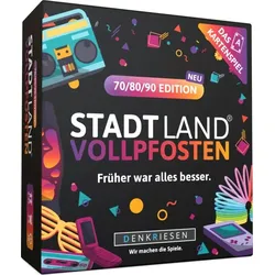 DENRKIESEN - STADT LAND VOLLPFOSTEN® - Das Kartenspiel – 70/80/90 EDITION - ''Früher war alles besser.''