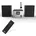 PRO V2 Mikro Stereoanlage Internet DAB UKW-Radio CD Player Bluetooth USB Mediaplayer 4 Farbdisplay Fernbedienung x 10W Lautsprecher