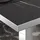 GGM Möbel Bistro Loungetisch 60 x 60 x 41 cm Schwarz Marmor/Edelstahl