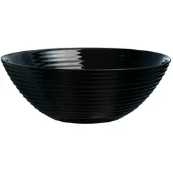 6 x Harena Uni schwarz Schale 27cm * - Luminarc Noir