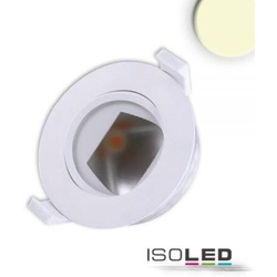 LED Einbaustrahler Außen asymmetrisch COB weiß 8W 450lm IP44 warmweiß dimmbar EEK G [A-G]