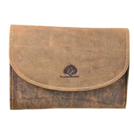 GREENBURRY Vintage Geldbörse Damen braun