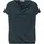 STREET ONE Silk-Look Shirt mit Waterfall-Front - grün,