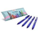 Pentel BL107-CX EnerGel Liquid Gel-Tintenroller - Set bestehend aus 4 Stück Gel-Roller, blau, 0.7 ball = 0.35 mm Strichstärke