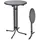 Böttcher-AG Bistro-Stehtisch Ø 70 x 110 cm Anthrazit