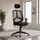 FineBuy Jordan Stoff Schwarz