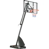 SPORTNOW Höhenverstellbarer Basketballständer 293-350 cm mit rollbarem Backboard aus Stahl für Garten & Sportplatz   Aosom.de