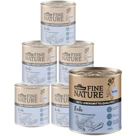 Dehner Fine Nature Hundefutter Ente 6 x 800 g