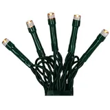 Konstsmide LED-Lichterkette Micro 10 m Bernsteinfarben