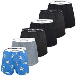 Happy Shorts Herren Boxer Mix 6er Pack