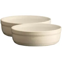 Emile Henry Crème Brûlée Ramekin Dish, Lehm, 2er-Set