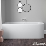 Tellkamp Thela Eck-Badewanne mit Verkleidung, 0100-048-00-AUF/WMWM,