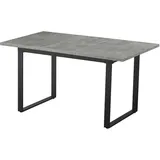 B&D home Esstisch, Anthrazit, Holz, 120x76x80 cm, Esszimmer, Tische, Esstische