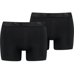 PUMA SPORT MICROFIBER BOXER 2P BLACK