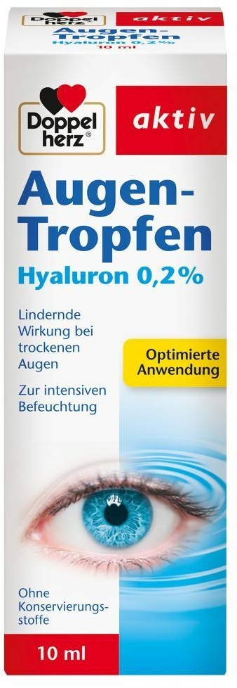 Doppelherz Augen-Tropfen Hyaluron 0,2 % Tropfen 10 ml 10 ml Tropfen