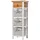 Mobili Rebecca Rebecca Mobili Badschrank Schubladenkommode 85 x 31 x 27 cm Weiß/Braun/Beige
