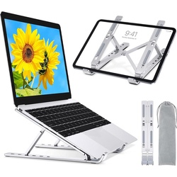 Techly ICA-TBL 134TY notebook stand Silver (16″), Notebook Ständer, Silber