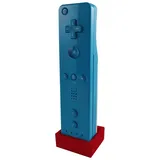 Halterung kompatibel für Wii Fernbedienung Controller Standfuß Ständer - Rot / Für Fernbedienung mit Hülle