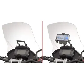 GIVI Halterung zur Montage am Windschild für Navi S902A