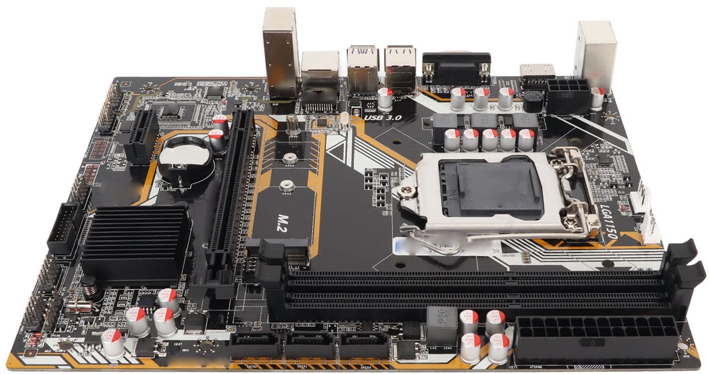 ASHATA Für LGA 1150 Motherboard, H81AL DDR3 Mainboard, ATX Gaming Motherboards Für Intel 4. Generation 1150 Pin Für I3 I5 I7 Prozessoren, M.2 PCIE Für HDMI VGA Port