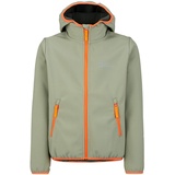 Jack Wolfskin Fourwinds Jacket Kids Kinder Gr.140 - Softshelljacke - grün|orange