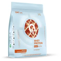 QNT Light Digest Whey Protein Hazelnut Chocolate Pulver 500 g