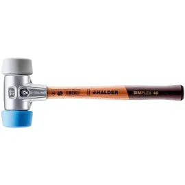 Halder Schonhammer Ø 50:40 mm TPE-soft blau/TPE-mid grau 630 g