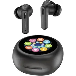 4smarts True Wireless Bluetooth Kopfhörer SkyBuds Screen ANC schwarz