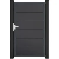 GROJA Gartentor 100 x 180 cm Anthrazit