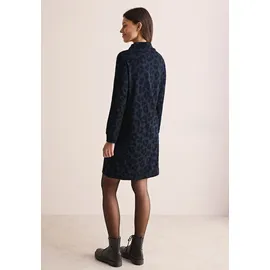 Cecil Midikleid Leo-Muster Blau 46