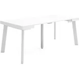 SKRAUT HOME Ausziehtisch 180 x 73 x 90 cm weiß