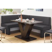 Home Affaire Eckbank »Nils«, Sitz und Rücken gepolstert, verschiedene Qualitäten grau Sitzbänke, 33161152-0 B/H/T: 202 cm x 89 cm x 152 cm
