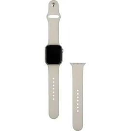 Apple Watch Series 8 GPS + Cellular 45 mm Aluminiumgehäuse polarstern, Sportarmband polarstern