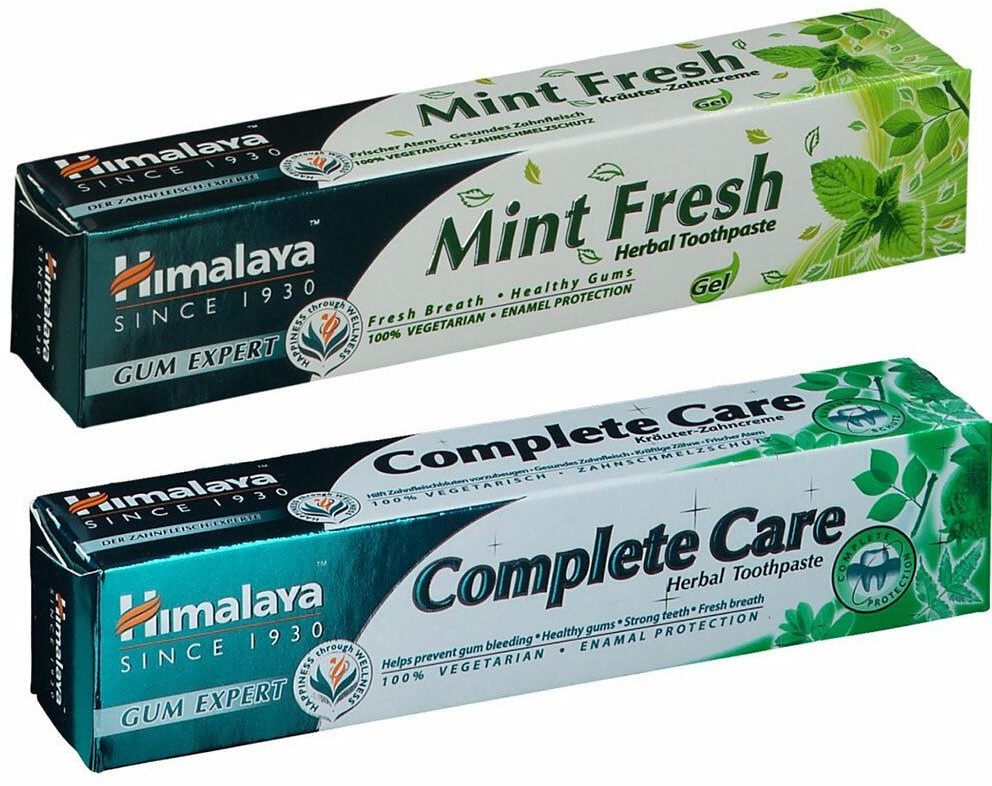 Himalaya® Mint Fresh Kräuter + Complete Care Kräuter Zahncreme