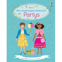 Mein Anziehpuppen-Stickerbuch: Partys