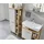 Saphir Waschbeckenunterschrank 60,5 x 65 cm Beige