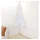 vidaXL Künstlicher Eck-Weihnachtsbaum Weiß 240 cm