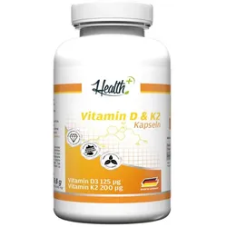 Health+ - Vitamin D3 & K2 - 90 Kapseln