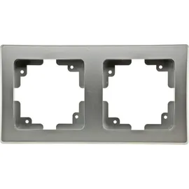 ChiliTec Delphi 2-fach Rahmen Silber/Grau 20x30 cm 2er Set