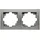 ChiliTec Delphi 2-fach Rahmen Silber/Grau 20x30 cm 2er Set