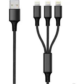 2Go 797155 Lightning-Kabel 1,5 m Schwarz