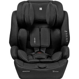 KIKKABOO Kindersitz I-Bronn i-Size (76-150cm) Isofix, Top Tether, Kissen, Gurt schwarz