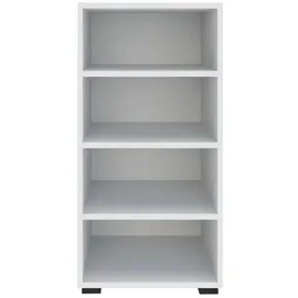 hom'in Bücherregal 46 x 90 x 40 cm Weiß