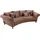 Home Affaire Big-Sofa HOME AFFAIRE "Tassilo geschwungene Formensprache, bequem, Mega Sofa, Breite 350cm", braun (hellbraun), B:350cm H:95cm T:110cm, 100% Polyester, Sofas, Big-Sofa