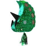 Folat 68374 Pinata Dino Roars-45x50cm, Grün