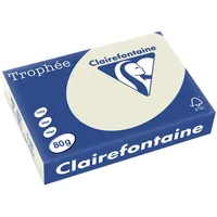 Clairefontaine Trophée Universalpapier matt perlgrau, A4, grau