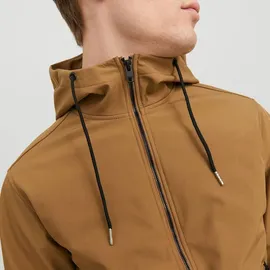 JACK & JONES Herren JJEBASIC Softshell Hood NOOS Kurzjacke, Otter,XXL