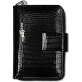 Jennifer Jones Damen Geldbörse Portemonnaie schwarz