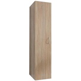 Xora Mehrzweckschrank, Eiche, Holzwerkstoff, 1 Fächer, 45x185x54 cm, BQ - Bündnis für Qualität, Made in Germany, DIN EN ISO 9001, erweiterbar, Schlafzimmer, Kleiderschränke, Mehrzweckschränke