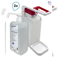 Blanc HYGIENIC Hebelspender 1.000ml Weiß/Rot